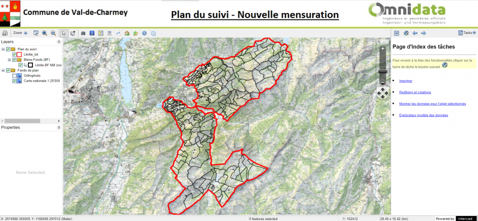 Image Nouvelle mensuration officielle de Val-de-Charmey, secteur Charmey, Lot 3 - Enquête publique